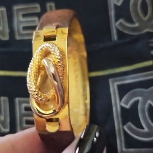 ***Italian Brown Leather Bracelet